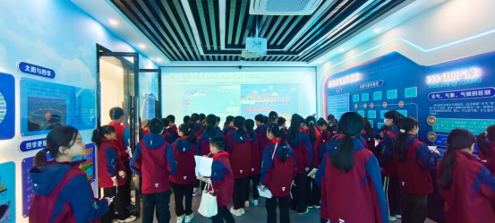 Projection display within an exhibition hall environment