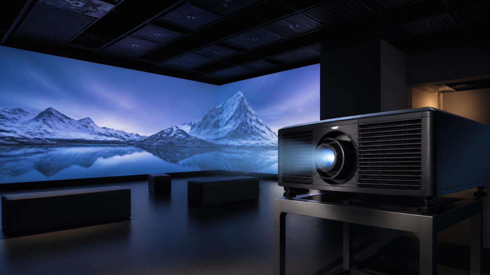 Projector technology for an immersive projection project