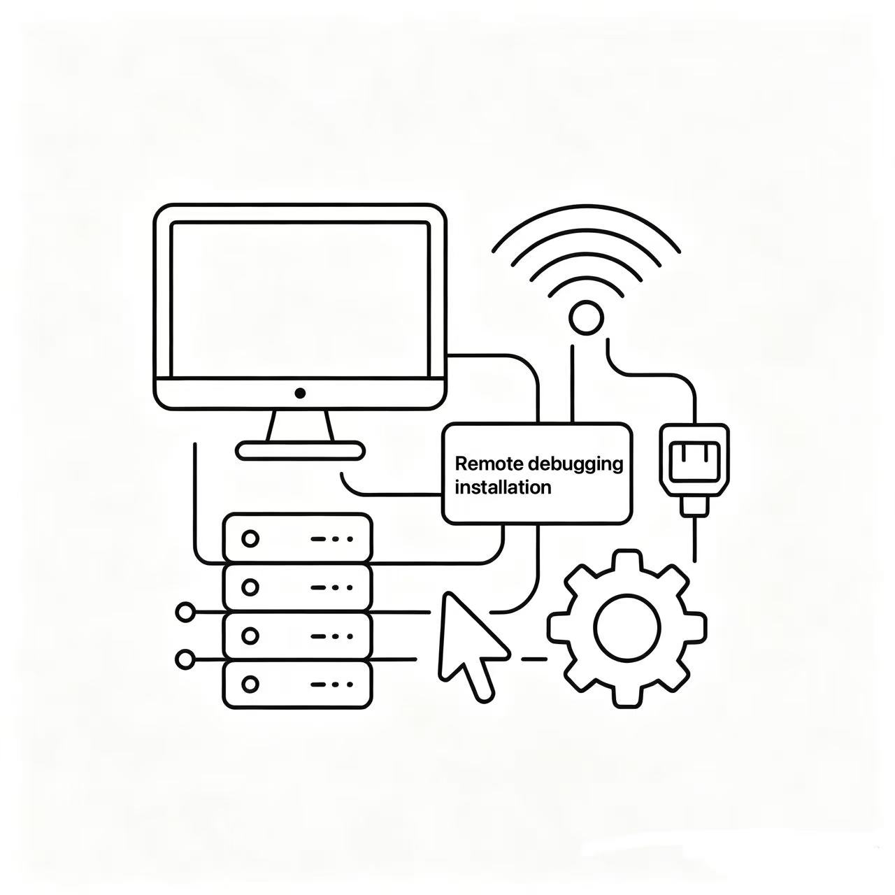 Projection system support and installation guidance