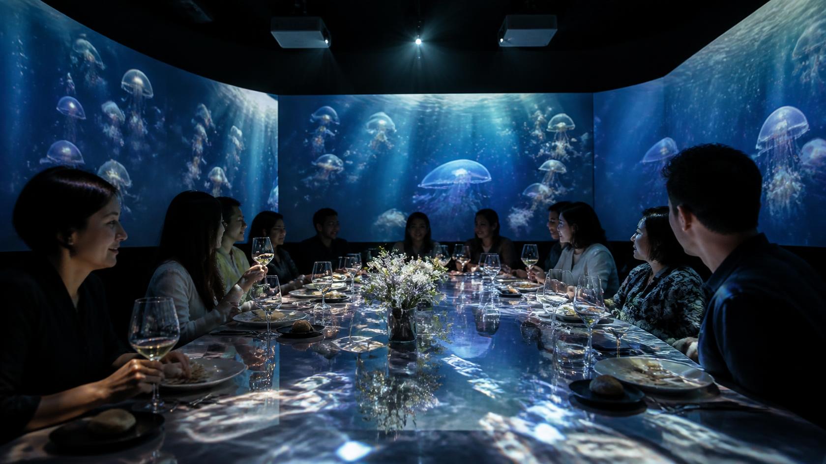 5D Immersive Light & Shadow Restaurant System Solution product visual