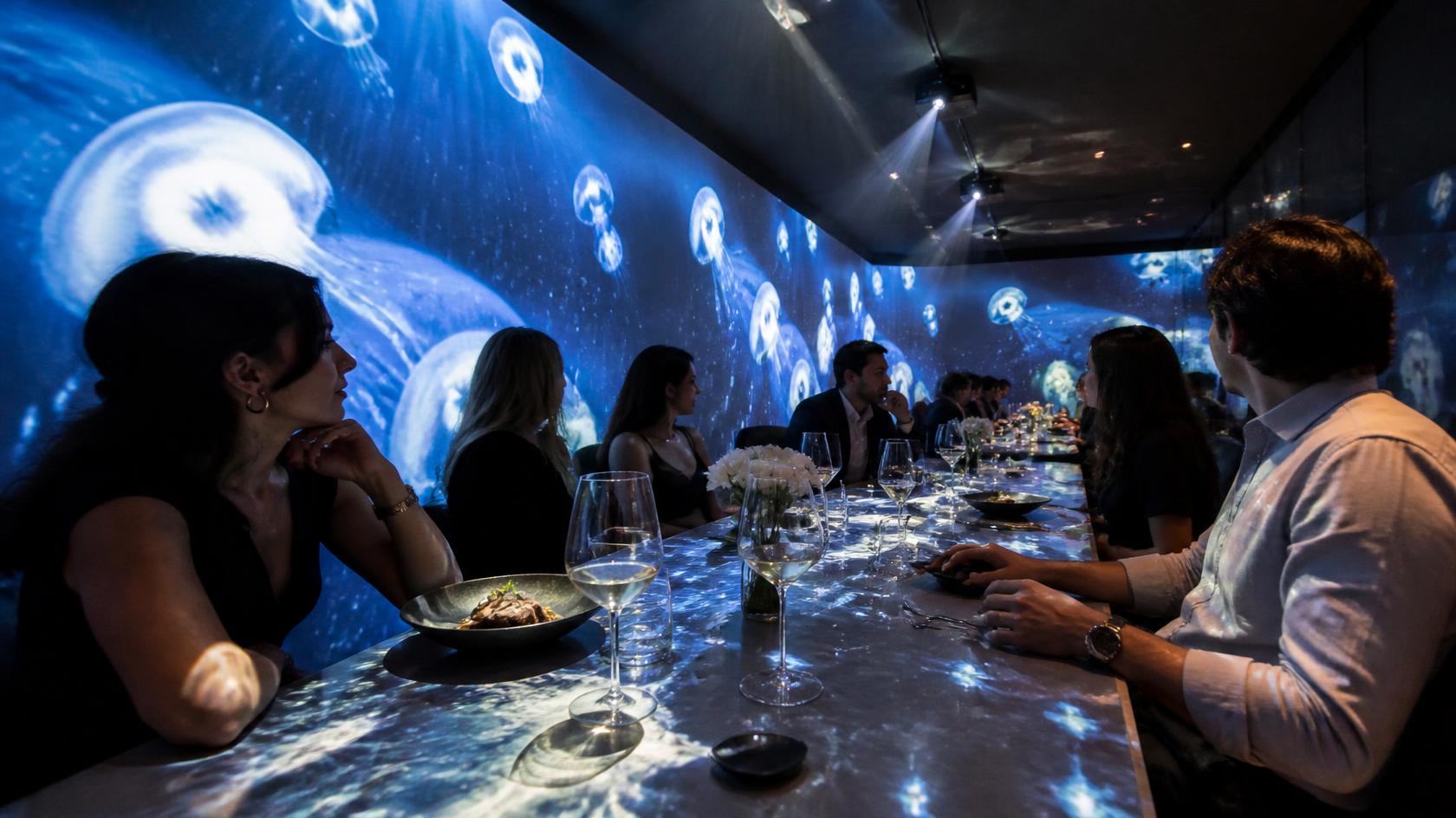 5D Immersive Light & Shadow Restaurant System Solution product visual gallery visual 1