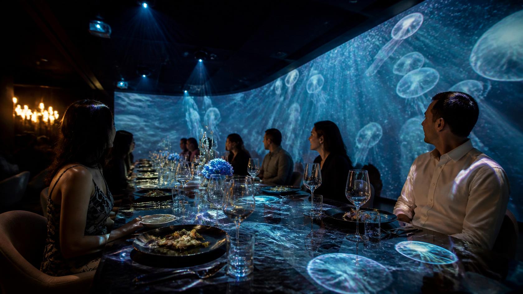 5D Immersive Light & Shadow Restaurant System Solution product visual gallery visual 2