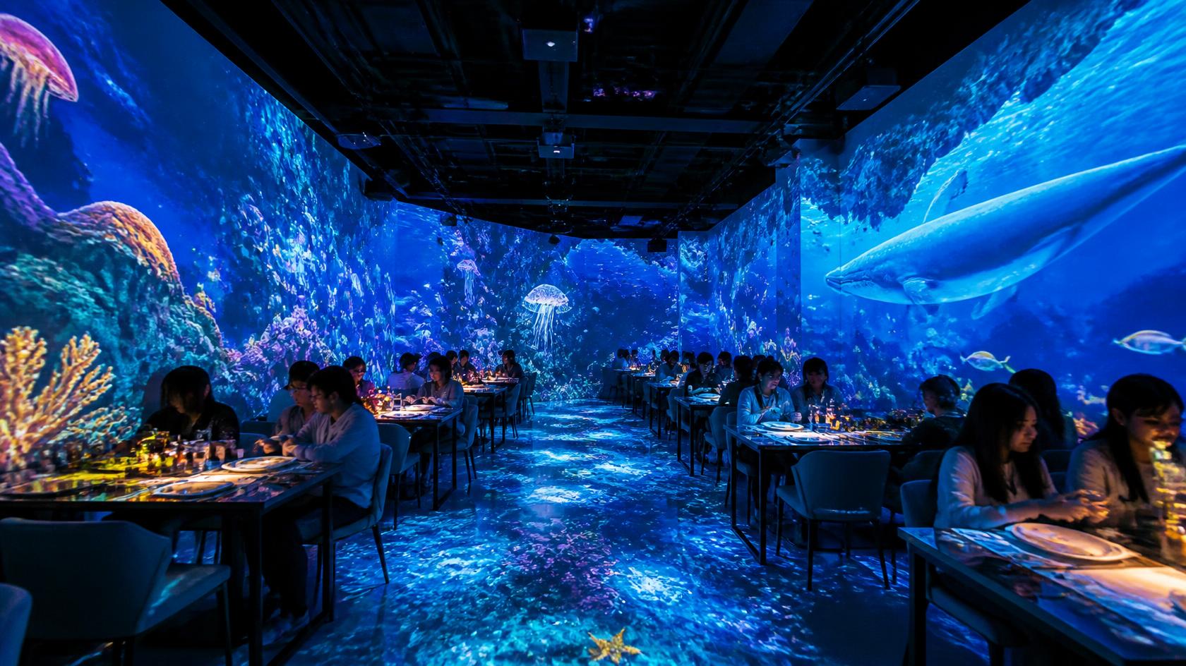 5D Immersive Light & Shadow Restaurant System Solution product visual gallery visual 4