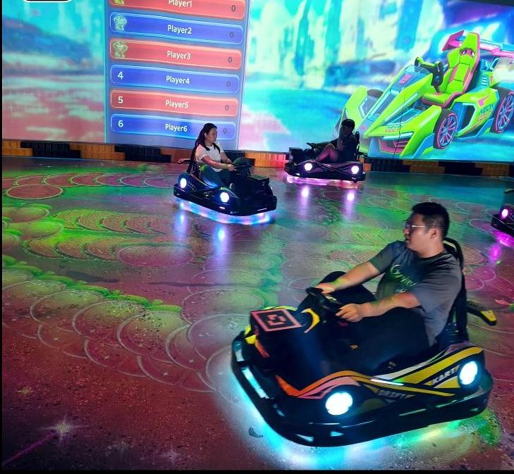 Interactive Karting & Bumper Car Mapping Game Center product visual