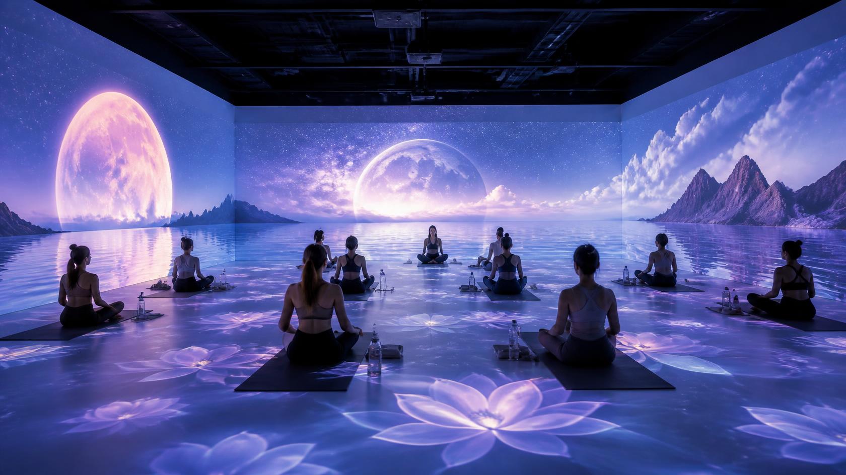 Immersive Yoga Healing Light & Shadow System Solution product visual gallery visual 2