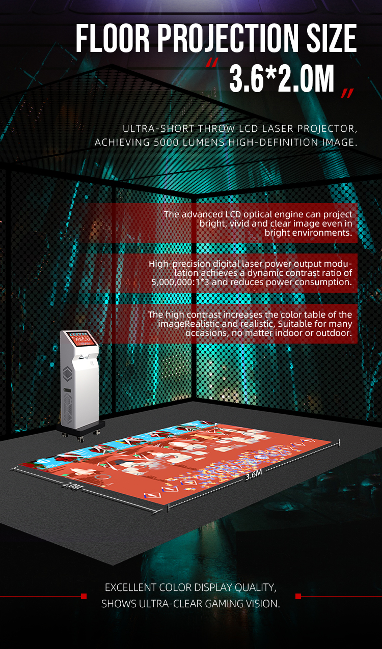 Mini SAIO Sports Floor Interactive All-in-One Machine product visual gallery visual 1