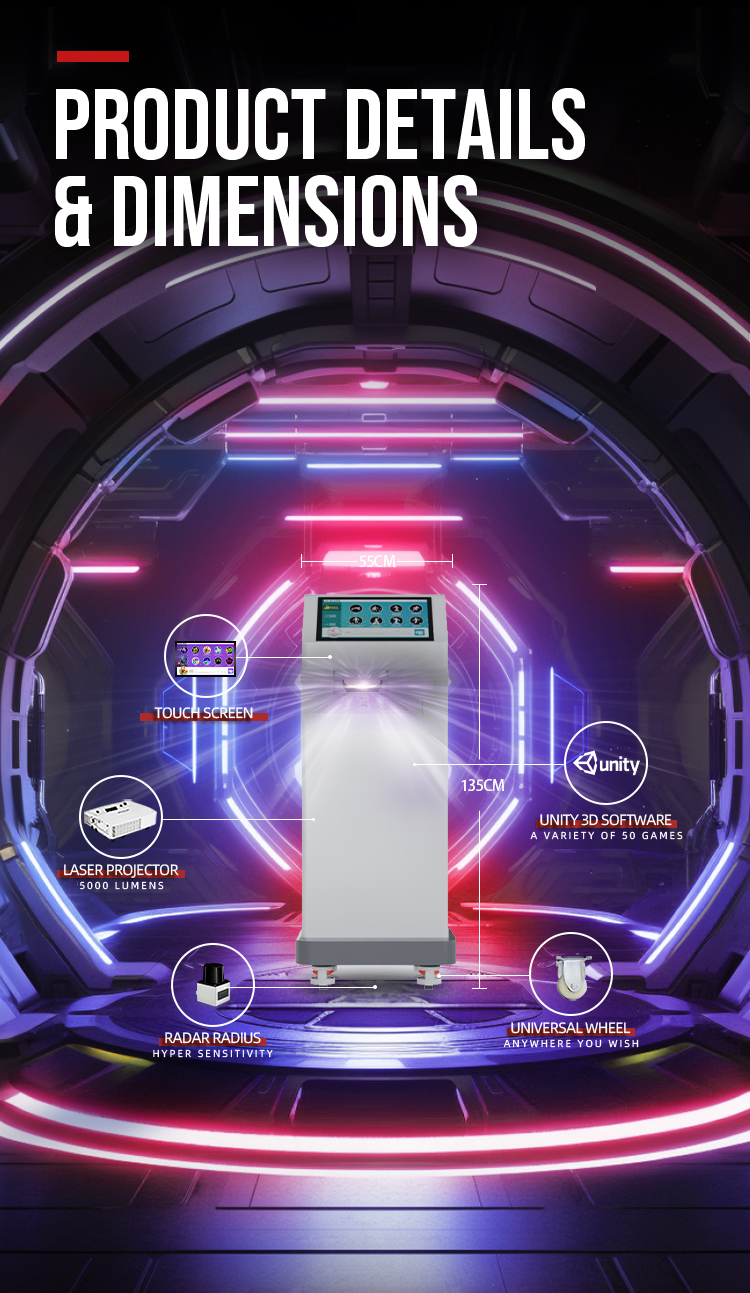 Mini SAIO Sports Floor Interactive All-in-One Machine product visual gallery visual 5