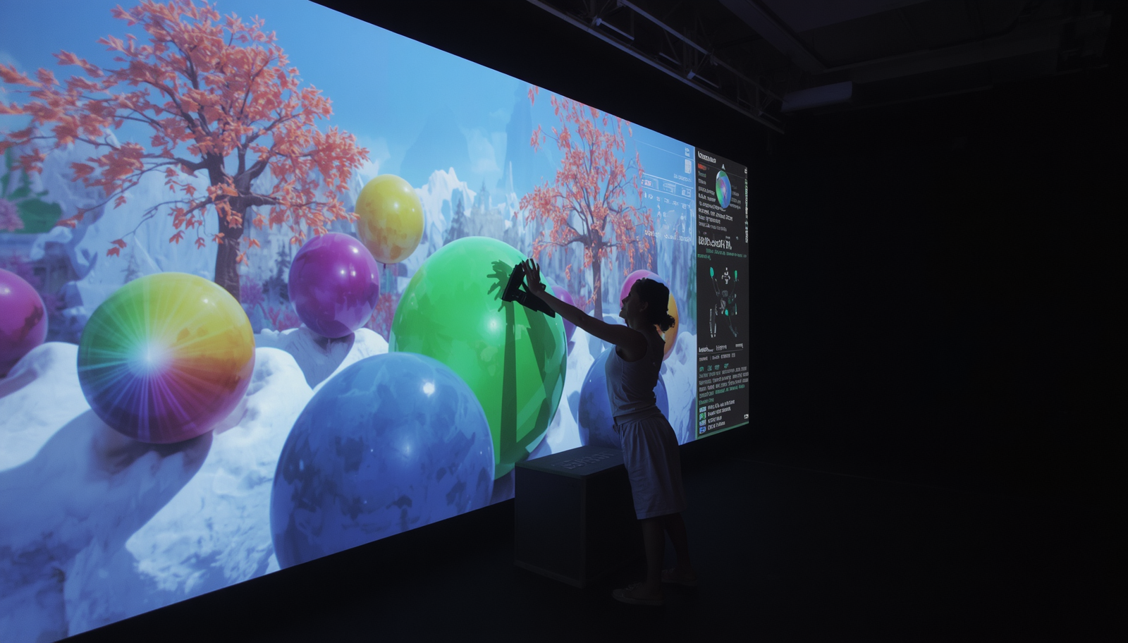 WONDER WALL Interactive Wall Projection Game System product visual gallery visual 1