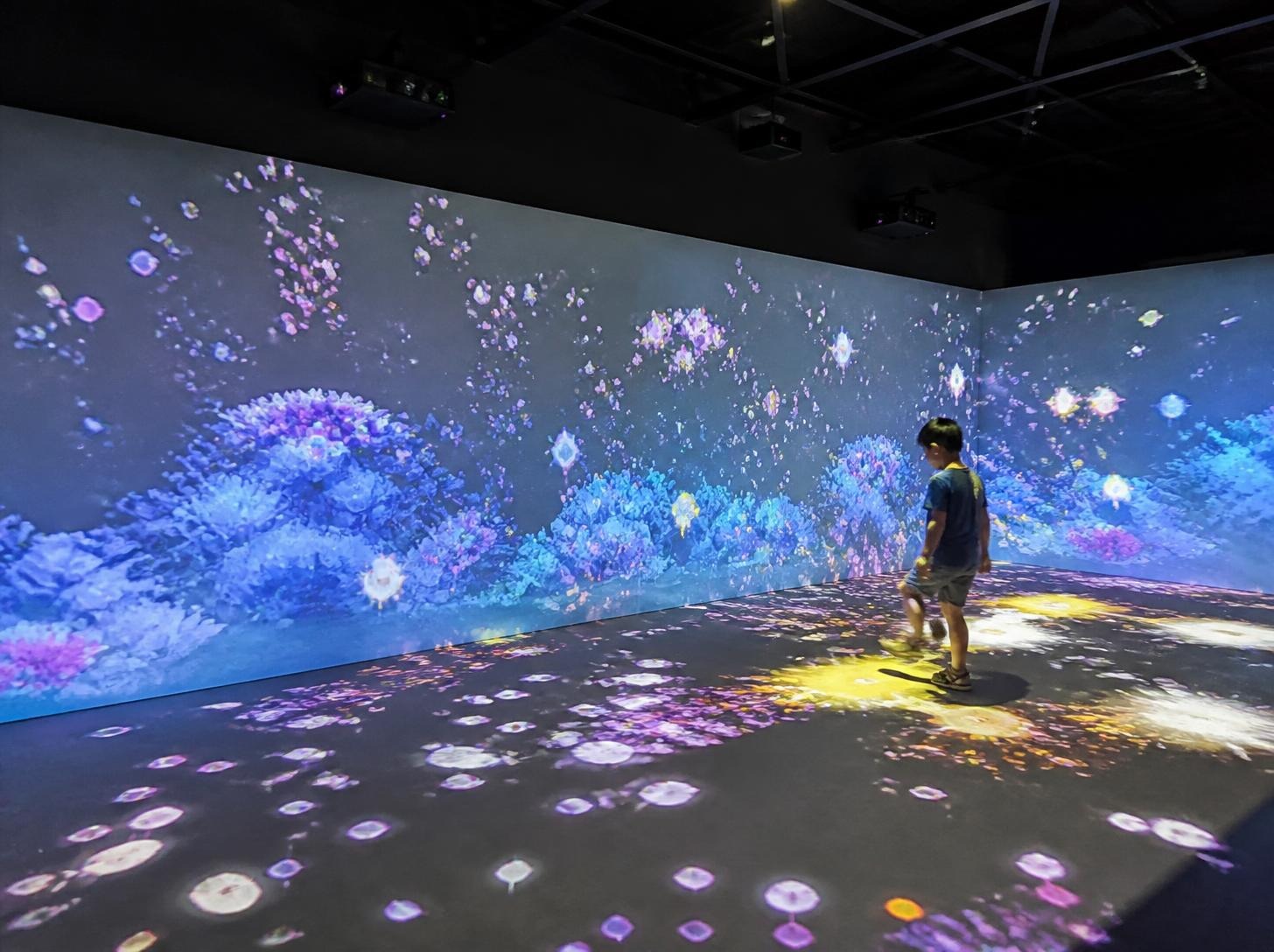 Interactive projection system with sensor-based audience input