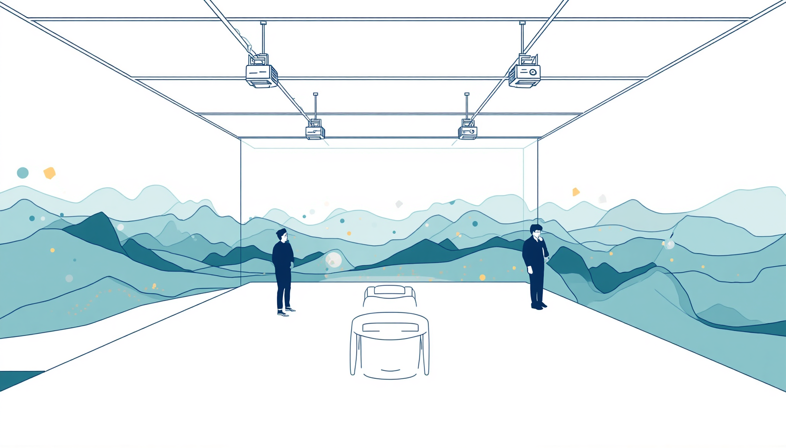 Project-focused projection solution planning for different spaces and applications